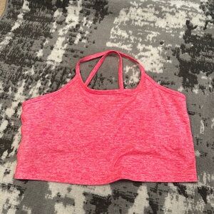 Vineyard Vines Performance Fashion Knits Soft Sports Bra Women’s Sz L Pink